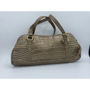 Bisou Bisou Michele Bohbot Gold Color Faux Snake Skin Purse